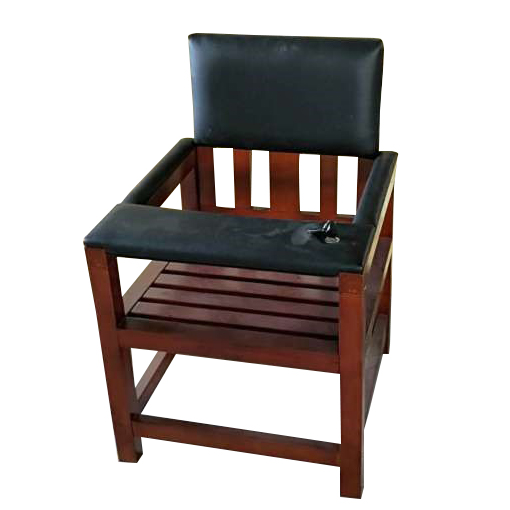 软包木质审讯椅