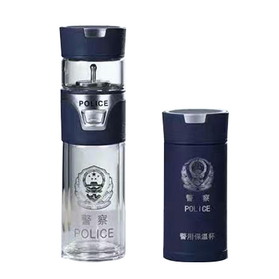 警用不锈钢茶水分离杯