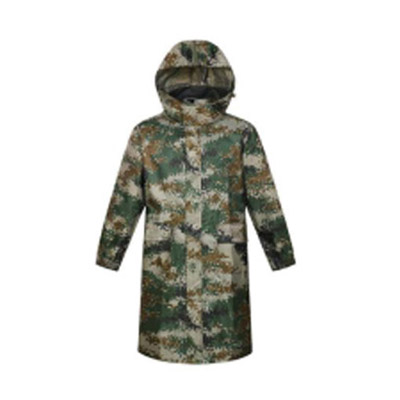 朗盾丛林迷彩风衣款雨衣