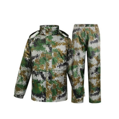 朗盾分体迷彩雨衣